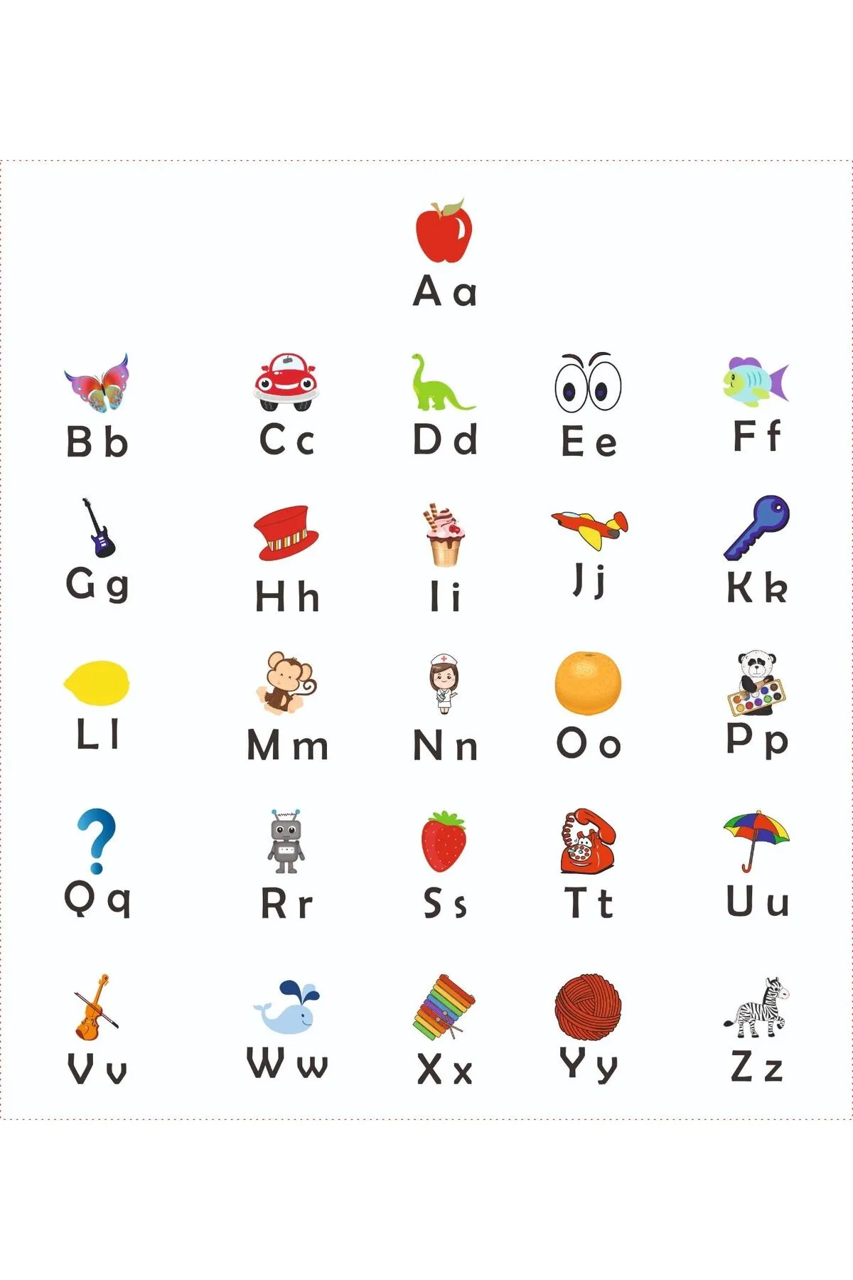 Görsel Keçe Alfabe