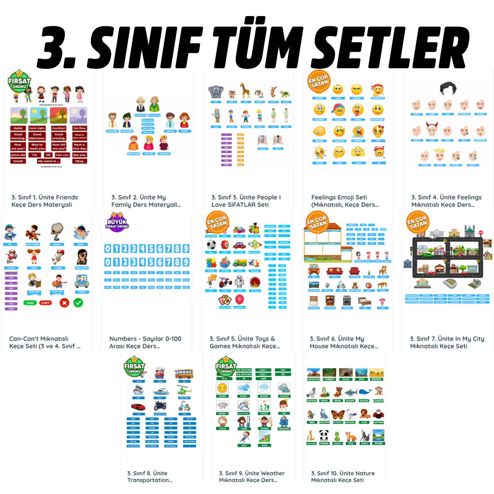 3. Sınıf Full Set